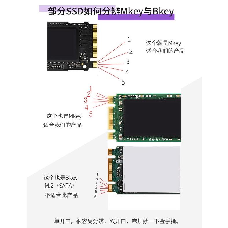 PCIe轉NGFF轉接卡 PCI-E X4轉NGFF(M.2)SSD硬碟轉接卡 Key M nvme-細節圖6