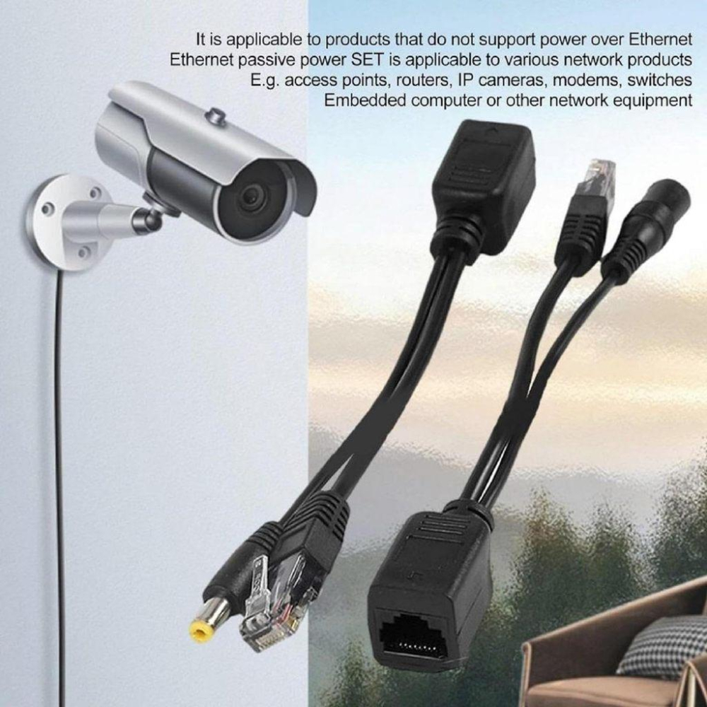 POE轉換器 POE分離器 POE電源訊號分離器 POE供電轉換器 POE懶人線 POE線 POE電源線-細節圖5