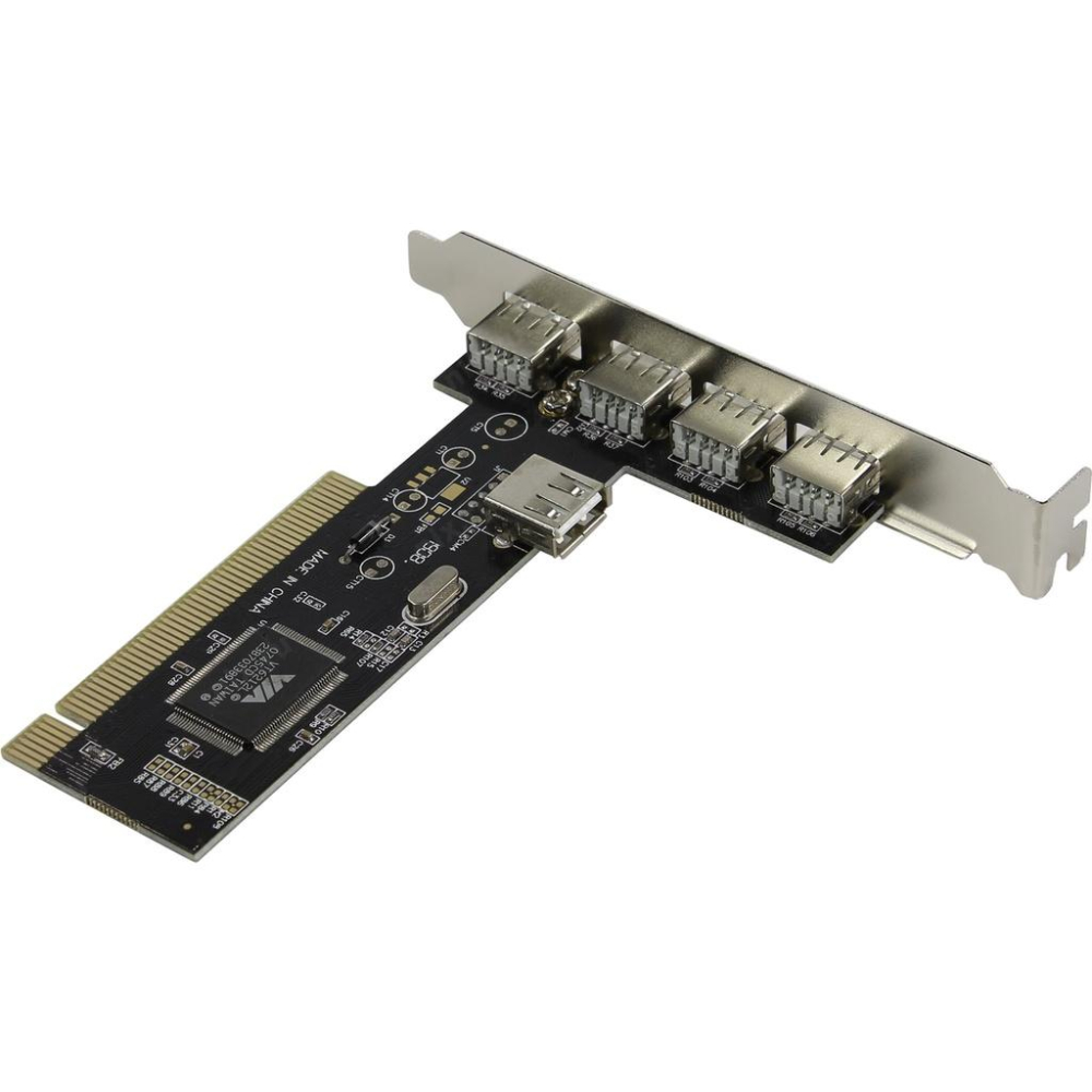 USB 2.0 4+1 PORTS PCI CARD採用日本NEC晶片,可當USB擴充卡-細節圖7