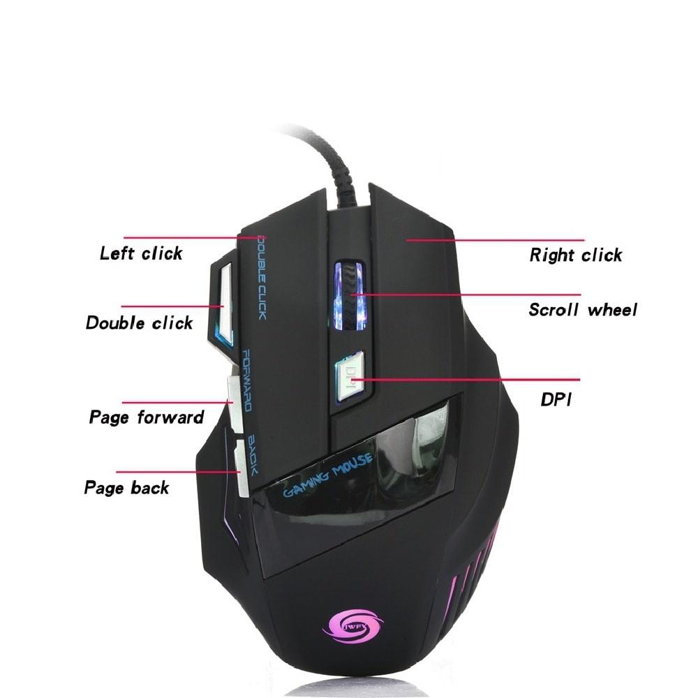 滑鼠 電競滑鼠 有線滑鼠 機械式 G5 電競滑鼠 4段DPI 7D 滑鼠 呼吸燈 電競滑鼠 機械鼠標 台灣現貨-細節圖3