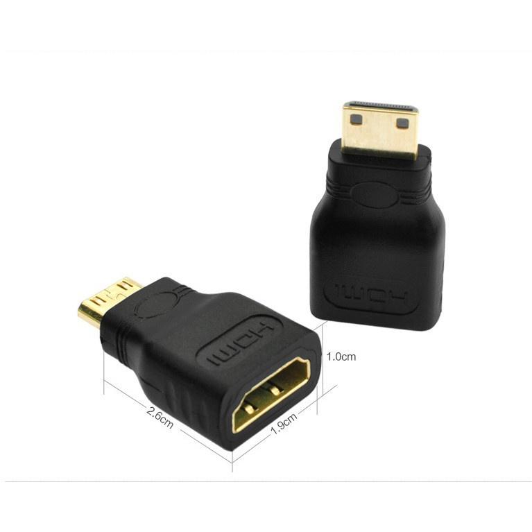 Mini HDMI轉HDMI 4K 2.0版 公對母 轉接頭 轉換頭 對接頭 高清轉接頭 繪圖板 平板 攝影機 接螢幕-細節圖3
