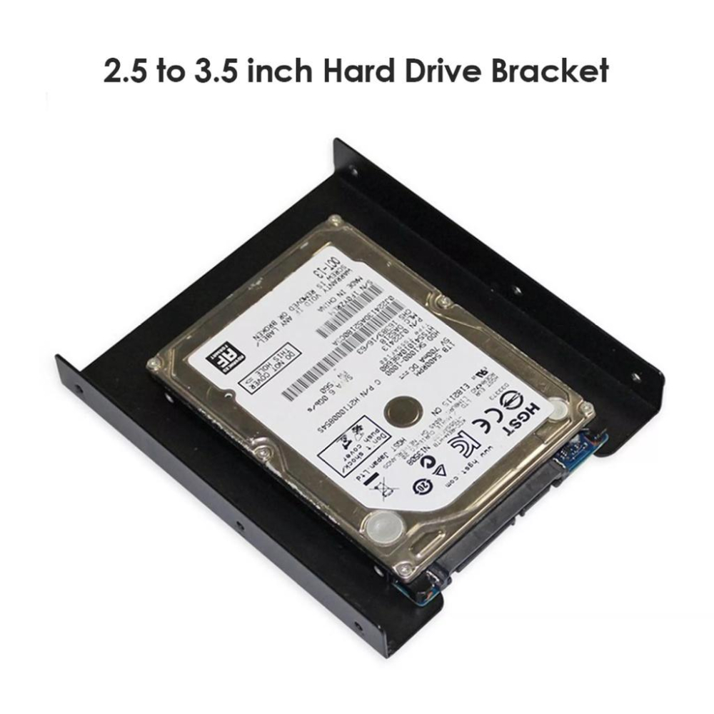 2.5吋 3.5吋 硬碟支架 2.5轉3.5 PCB材質 雙色 SD HDD可用 附螺絲塞 高級PC塑料-細節圖5