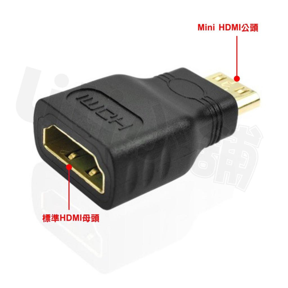 Mini HDMI轉HDMI 轉接頭 mini HDMI轉接頭 公轉母 Mini HDMI 轉 HDMI轉接頭-細節圖2