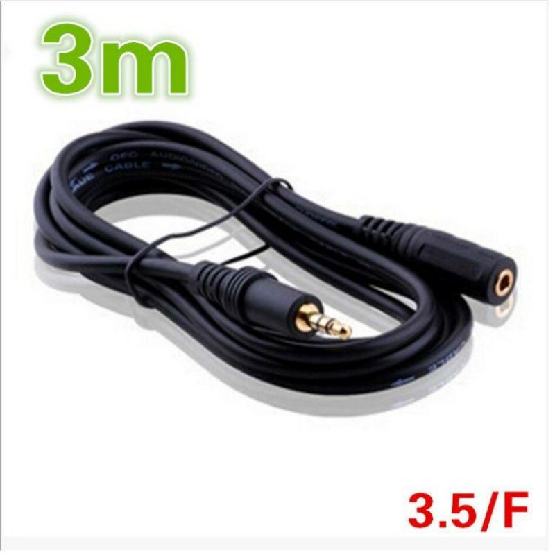 電腦音頻線 3.5公對母3.5MM 耳機延長線立體聲 3米線 帶包裝-細節圖2