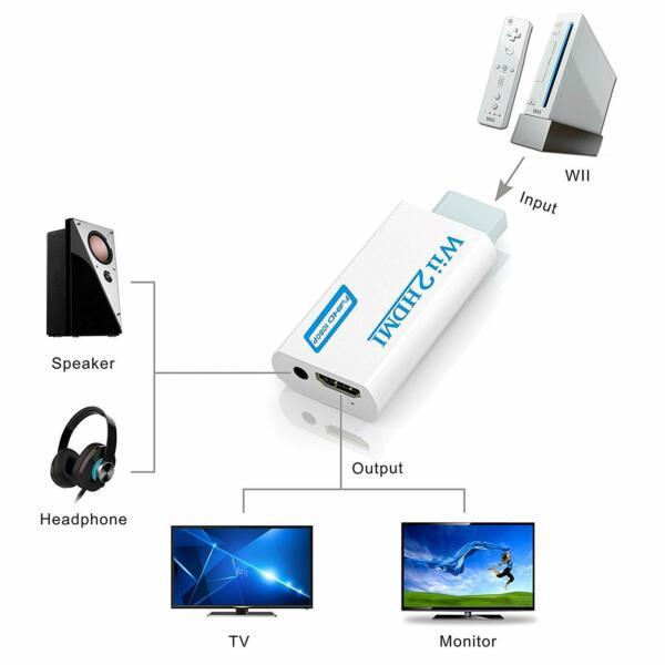 wii轉hdmi轉換器任天堂WII TO HDMI轉換頭WII2HDMI 遊戲轉高清-細節圖2