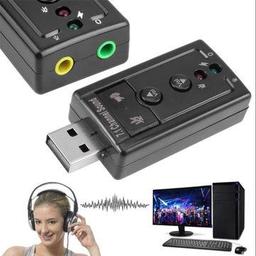 USB 音效卡 7.1聲道 外接音效卡 音頻轉換器 可接耳機麥克風 隨插即用免驅動 外置音效卡-細節圖7