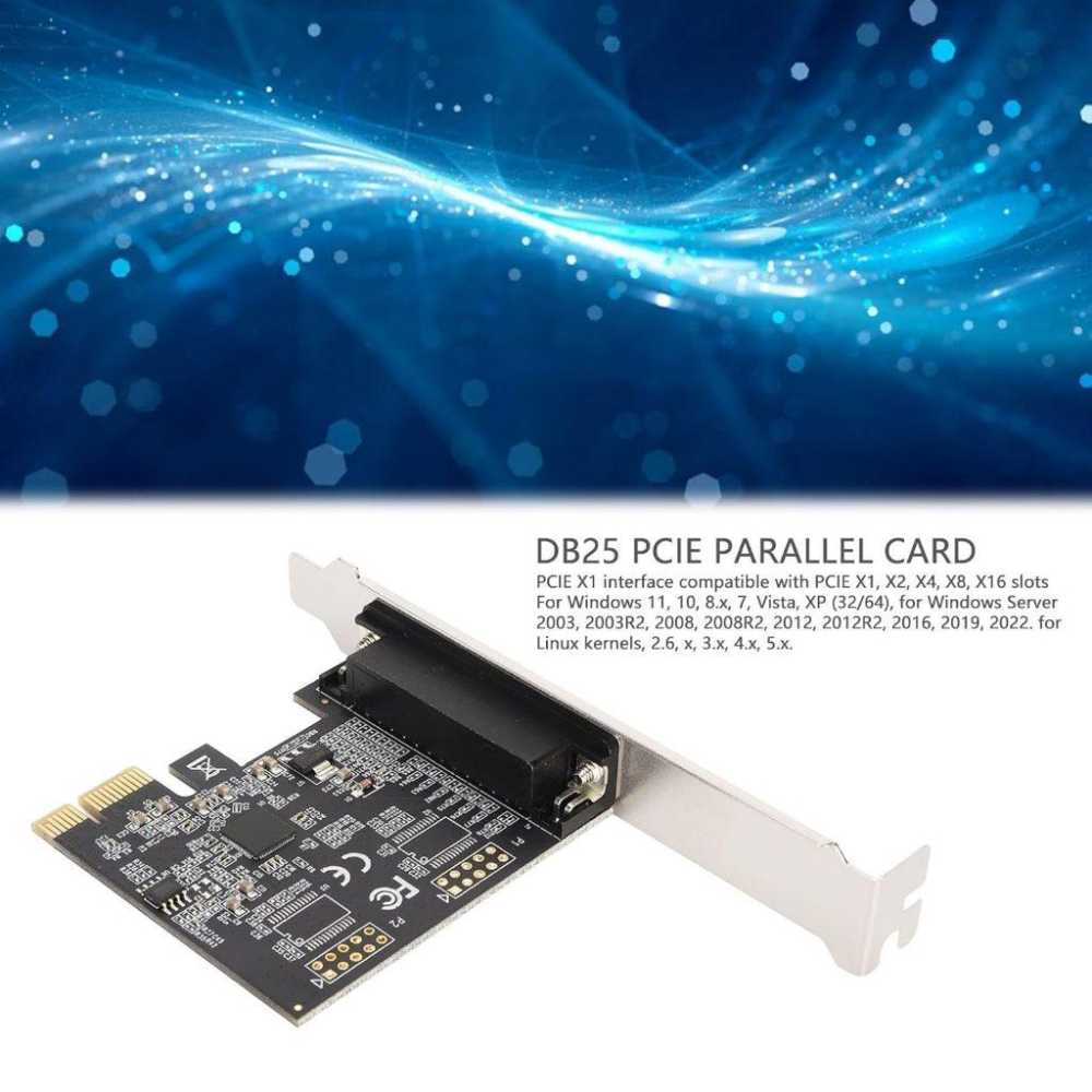 PCIe LPT卡 PCI-E轉LPT卡 PCI-E轉並口卡 PCI轉LPT 25針印表機介面卡-細節圖7