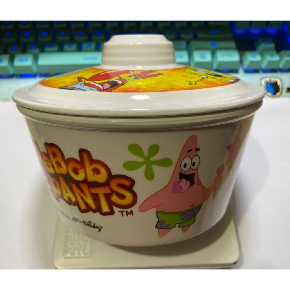 ［出清特價］海綿寶寶杯麵碗 泡麵碗 湯碗 水果皿 器皿-細節圖4