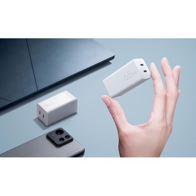 ASUS 華碩 65W 雙埠 氮化鎵 GaN 電源供應器 PD 充電器 快速充電 筆電 手機 平版-細節圖3