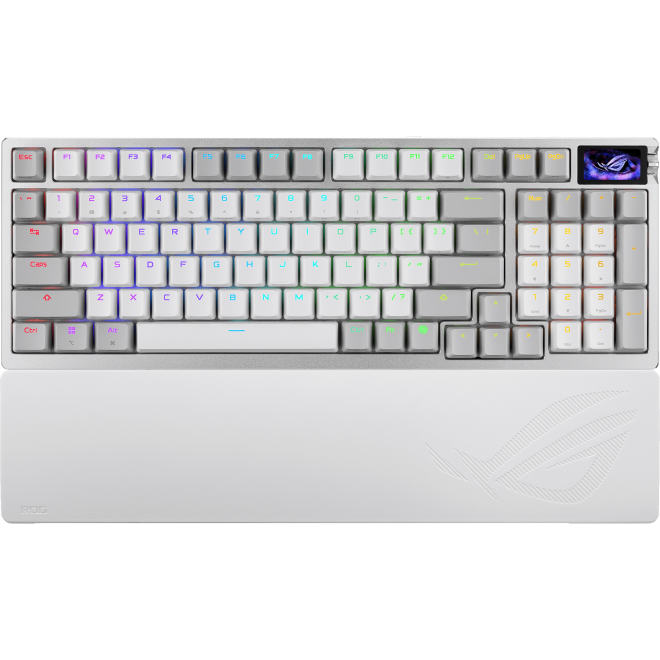 【ROG】ASUS 華碩 Azoth 96 HE 96%熱插拔三模磁軸電競鍵盤-規格圖1