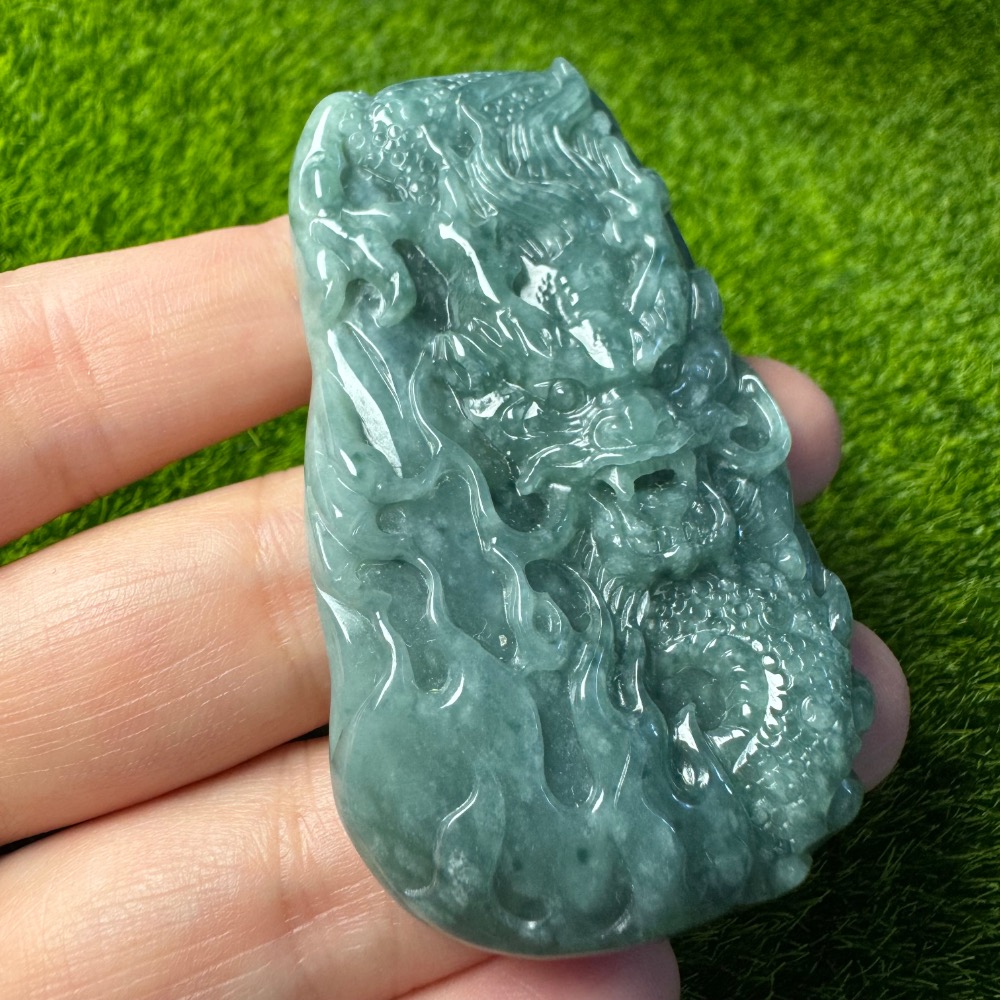 [特價不議價] 天然A 貨翡翠 瓜地馬拉 威料 龍牌 危地馬拉-細節圖2