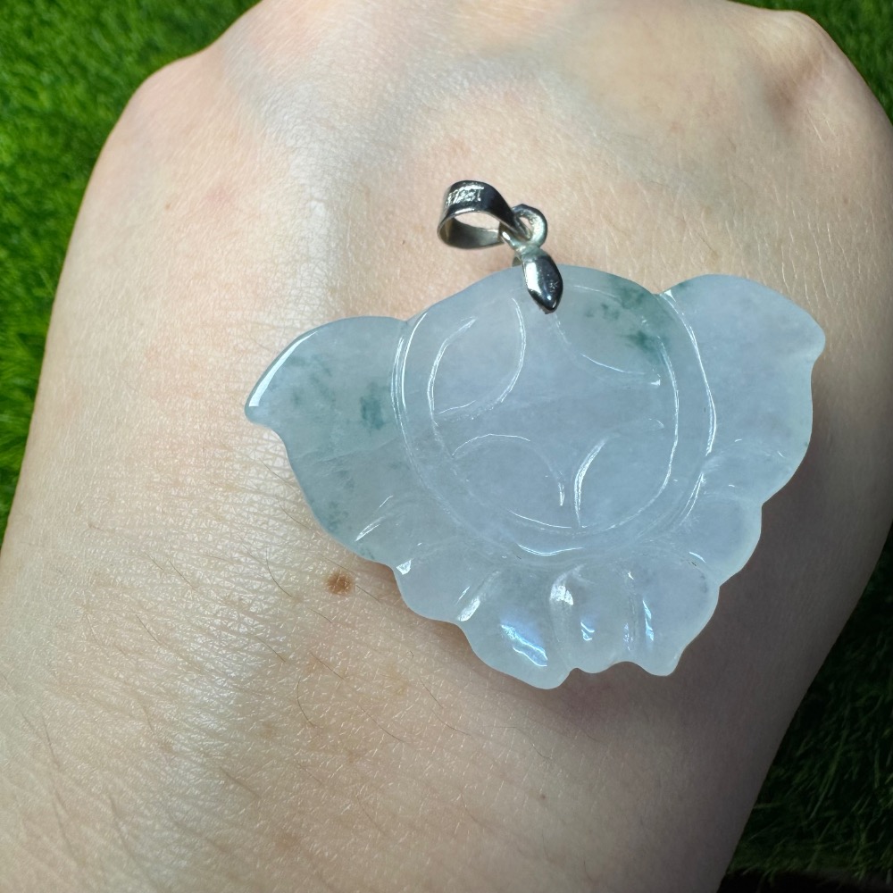 [買太多出清] 天然緬甸 A 貨翡翠 冰起膠飄花 蝴蝶-細節圖11