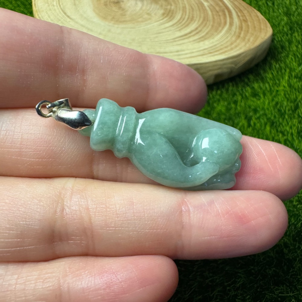[買太多出清] 天然緬甸 A 貨翡翠 掌上明珠 佛手-細節圖2