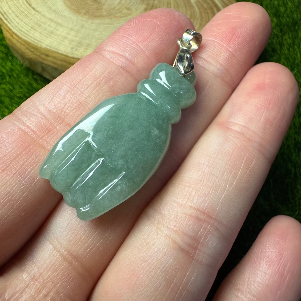 [買太多出清] 天然緬甸 A 貨翡翠 掌上明珠 佛手-細節圖3