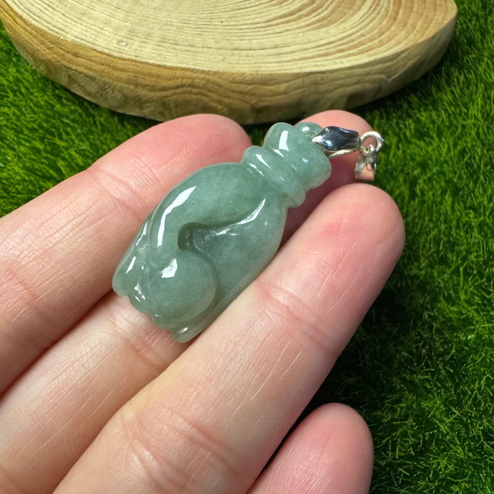 [買太多出清] 天然緬甸 A 貨翡翠 掌上明珠 佛手-細節圖4