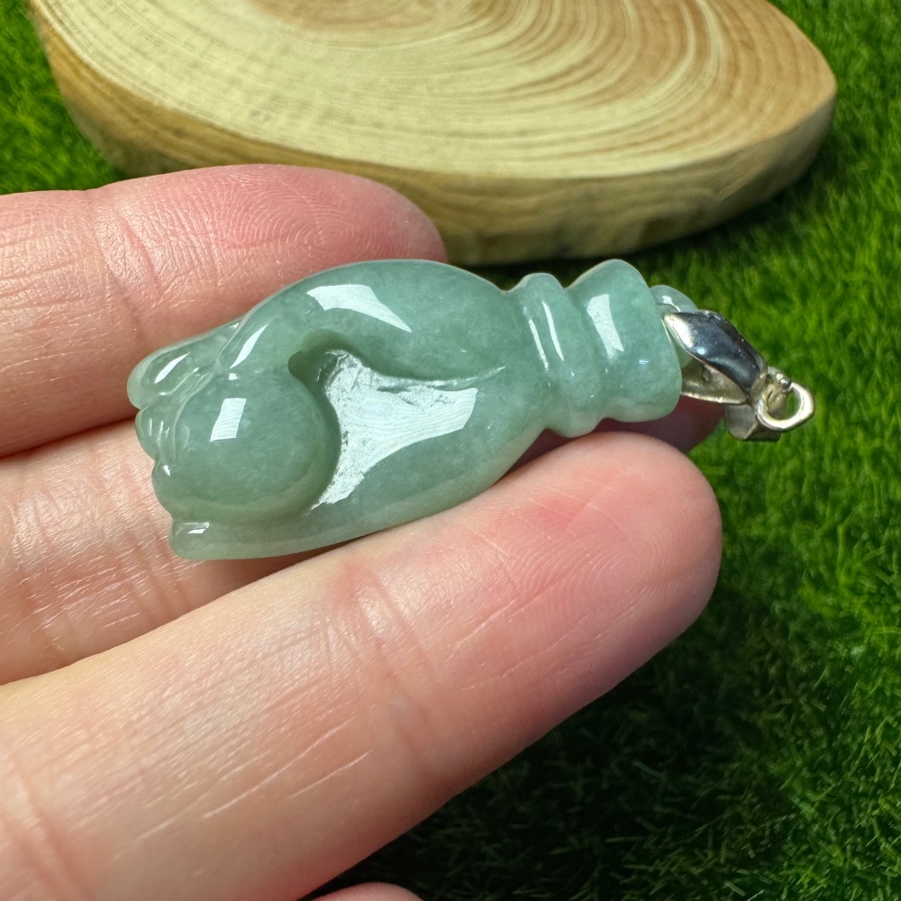[買太多出清] 天然緬甸 A 貨翡翠 掌上明珠 佛手-細節圖6