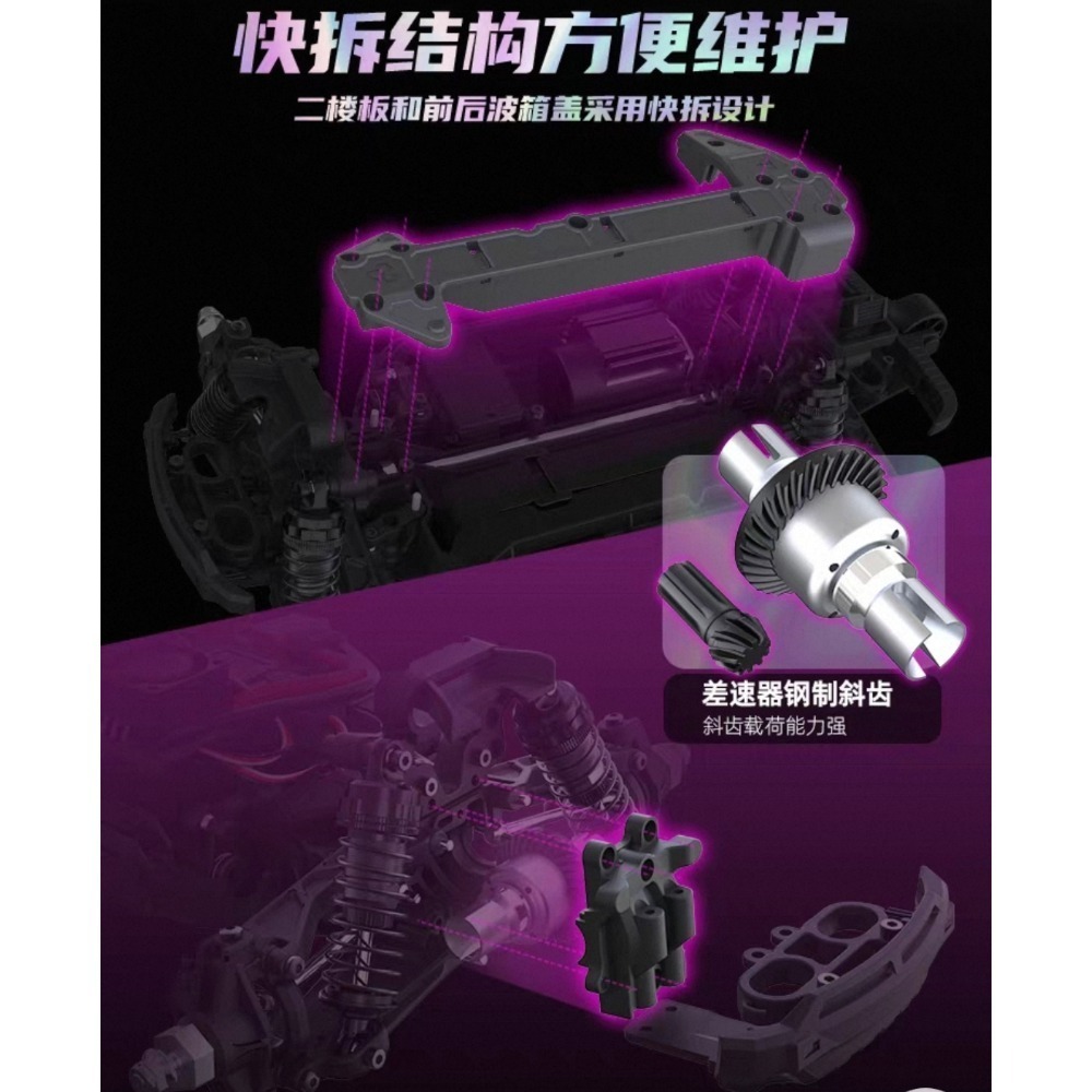 特價 出清 全新 現貨 優迪 UDIRC GR M16空翻 小鋼砲 1/16遙控車-細節圖4