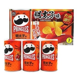 ✽ DDJP小舖 ✽地區限定 奶油扇貝洋芋片 明太子洋芋片 章魚燒品客 九州限定品客 北海道限定品客洋芋片 薯片 3罐裝-細節圖2