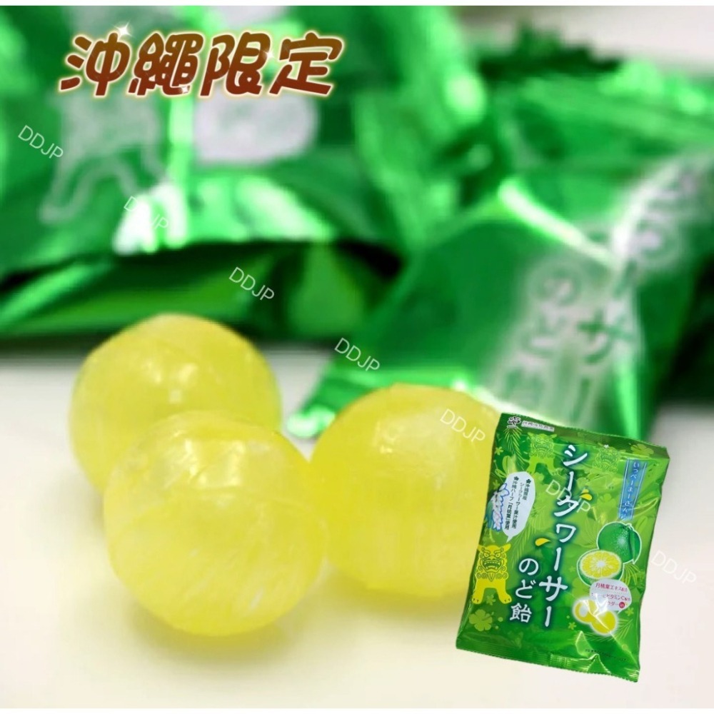✽ DDJP小舖✽ 日本糖果 沖繩金桔 檸檬糖  夾心糖 潤喉糖 沖繩  月桃葉  金桔檸檬夾心糖果 沖繩限定-細節圖3