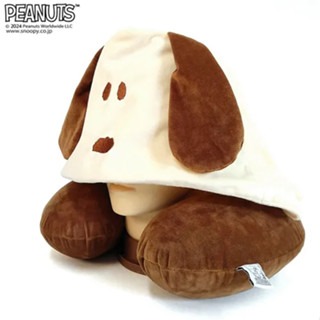 ＊DDJP小舖＊日本正版 snoopy史努比 糊塗塔克玩偶頸枕 兩用頸枕 外出頸枕 脖枕 旅遊必備 玩偶頸枕 可收納頸枕-細節圖9