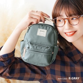 ✽DDJP小舖✽日本限定 anello 後背包造型 2way迷你輕量手提斜背包 5色 撞色系搭配 手提包 斜背包 小包-細節圖5