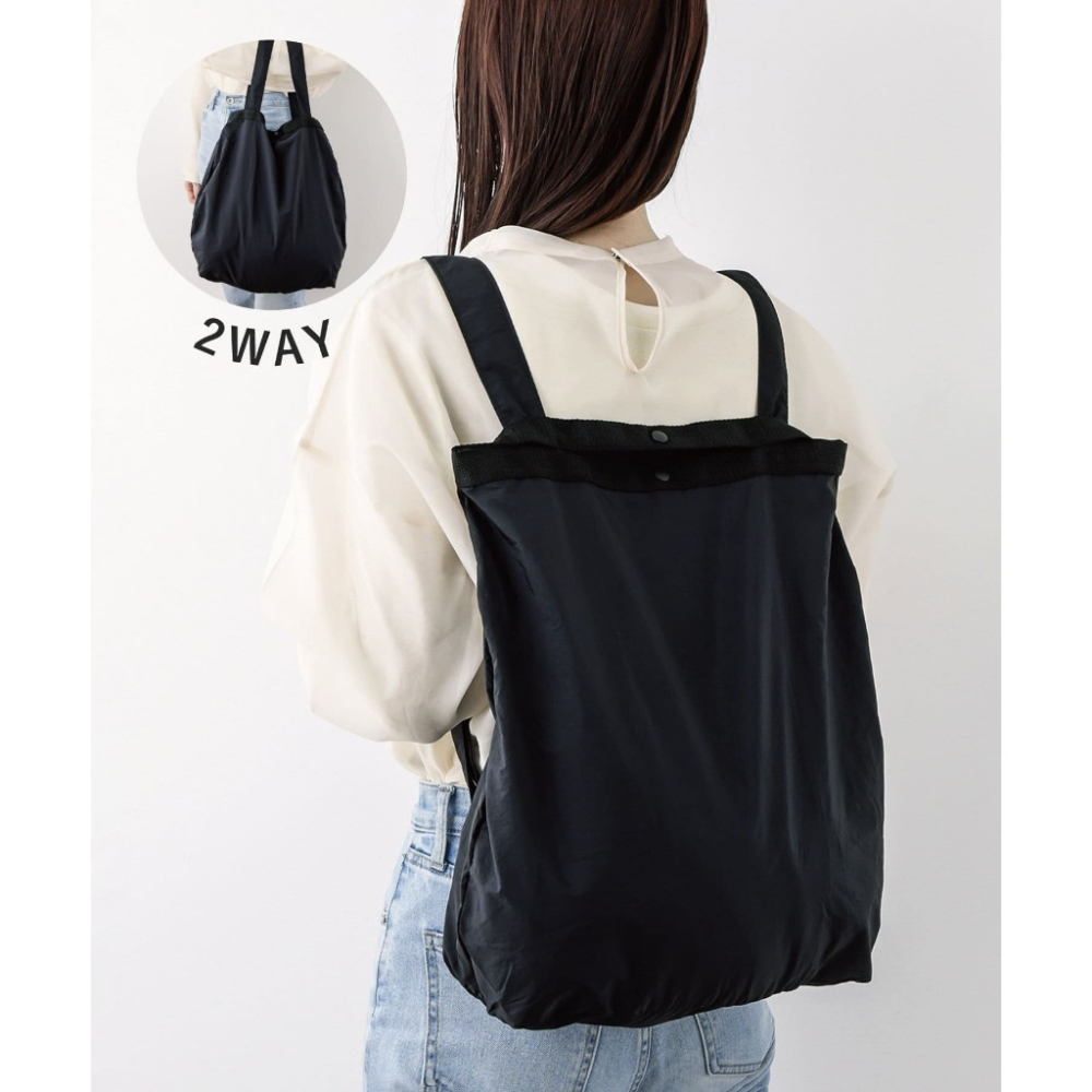 ＊DDJP小舖＊日本限定 3coins 防潑水肩背包 單肩包 斜背包 大容量防潑水側背包 素面斜背包 黑色 米色-細節圖6