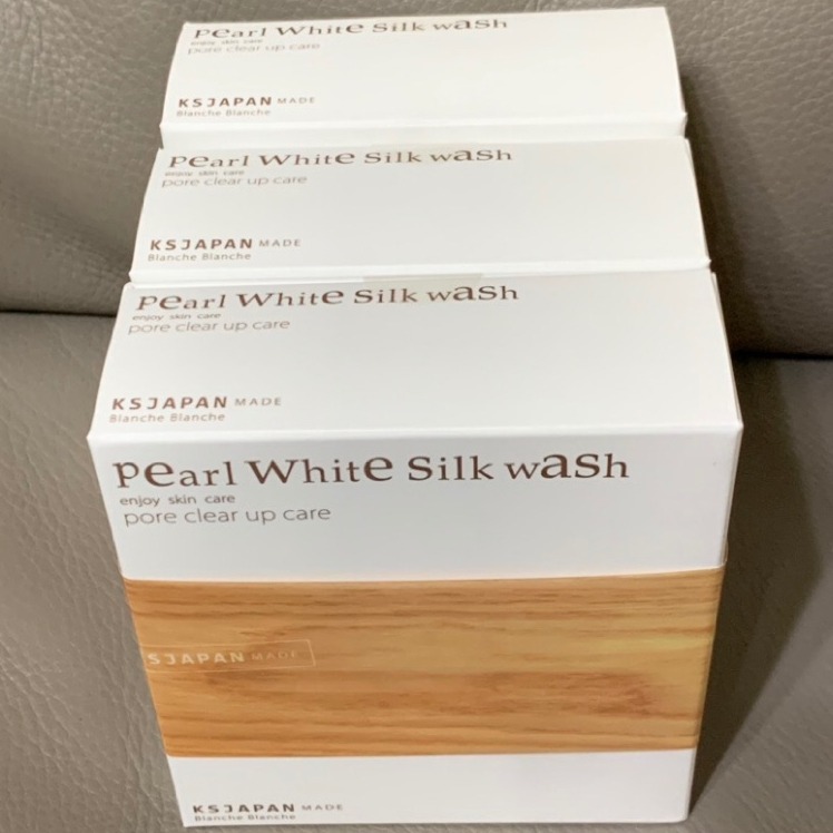 ✽DDJP小舖✽ 現貨 日本品牌 Blanche Blanche 木瓜酵素珍珠 洗顏粉撲 洗顏粉 木瓜酵素 40g-細節圖2