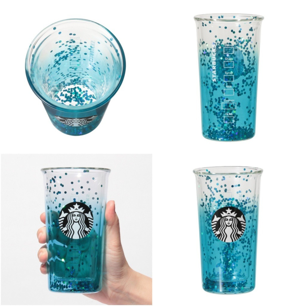 ＊DDJP小舖＊日本星巴克 2025夏季 星巴克 海洋水藍系列 保溫瓶 不鏽鋼吸管杯 保溫瓶 隨行杯 馬克杯 雙層玻璃杯-細節圖4