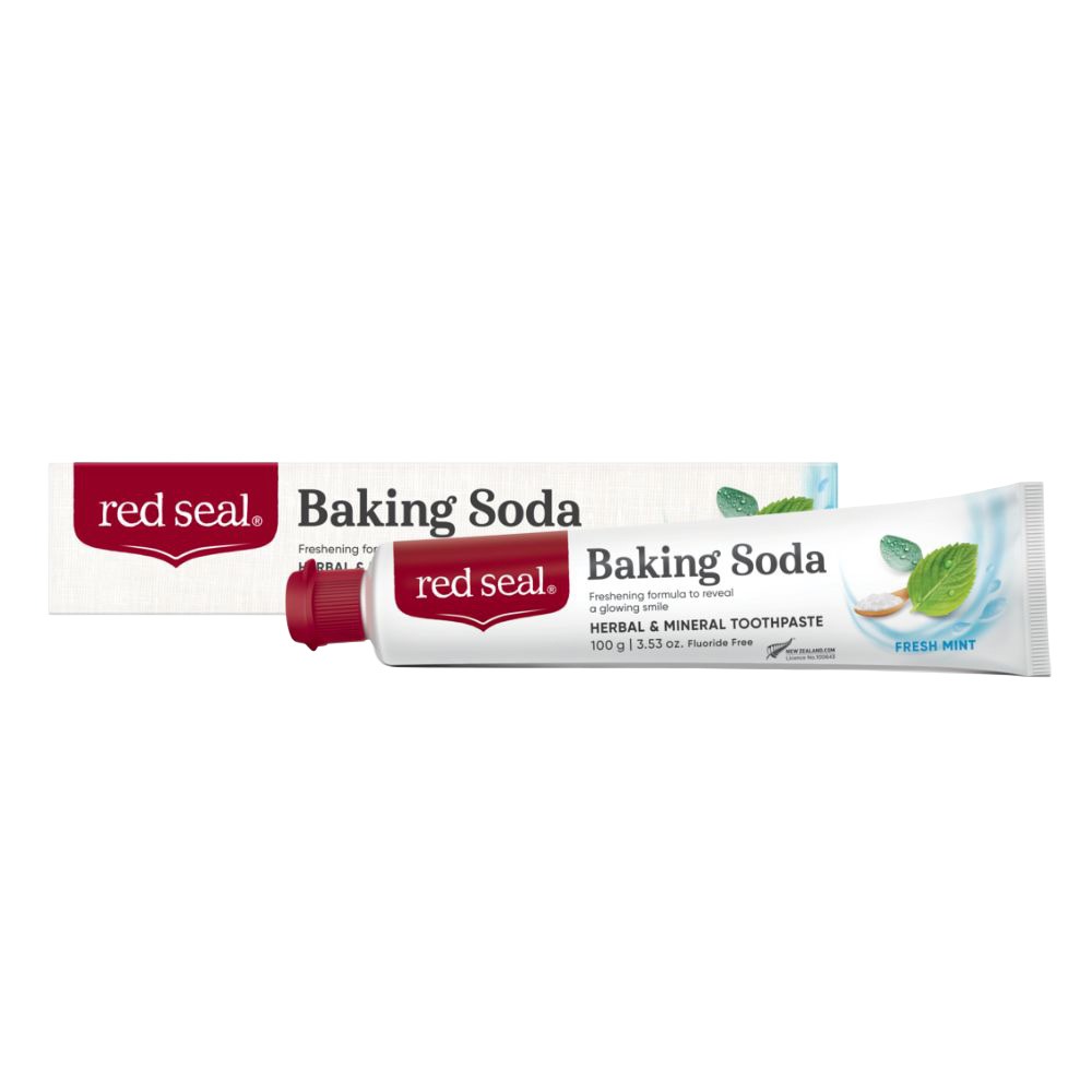 Red Seal 紐西蘭牙膏 100g~70g 多款可選 【風行小舖】 無氟/蜂膠/小蘇打/菸漬/檸檬 紐西蘭原裝進口-規格圖4