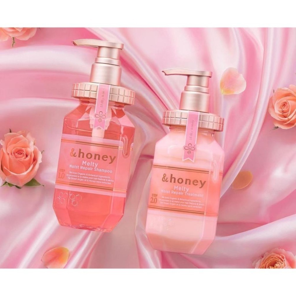 日本 &honey 蜂蜜亮澤修護洗髮乳 440ml 多款可選 【風行小舖】 蜂蜜亮澤修護護髮乳 洗髮精 洗髮乳-細節圖3