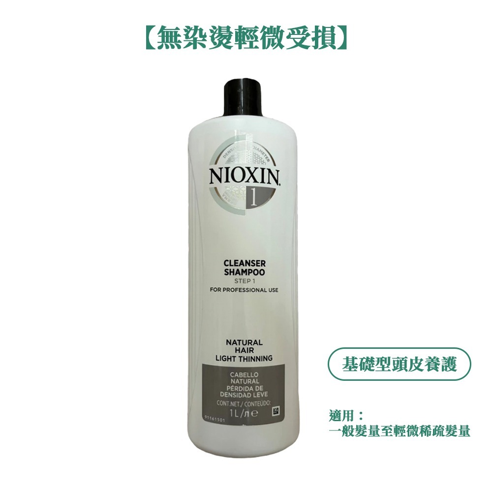 NIOXIN 耐奧森 儷康絲 頭皮養護 洗髮精 護髮素 1000ml【風行小舖】-規格圖3