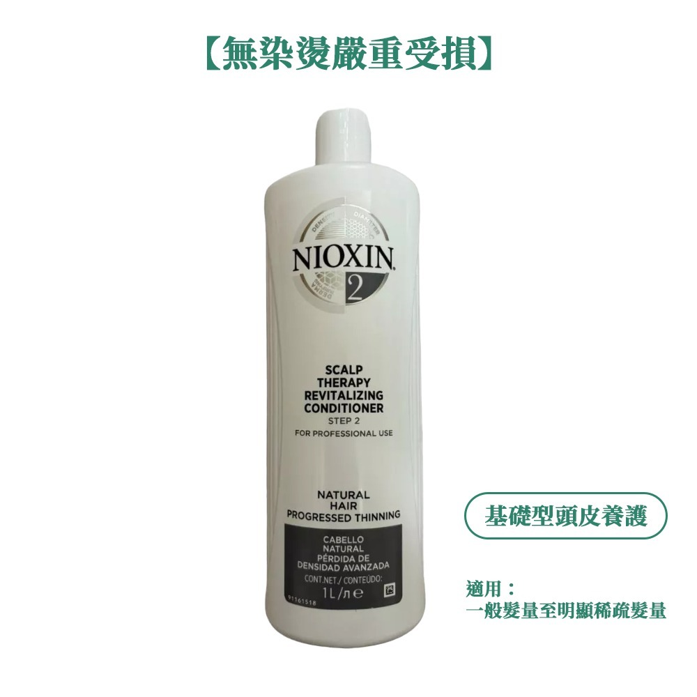 NIOXIN 耐奧森 儷康絲 頭皮養護 洗髮精 護髮素 1000ml【風行小舖】-規格圖3