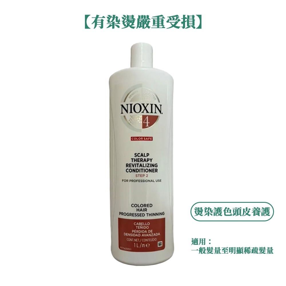 NIOXIN 耐奧森 儷康絲 頭皮養護 洗髮精 護髮素 1000ml【風行小舖】-規格圖3
