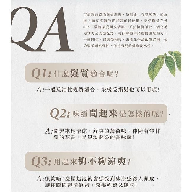 AMIDA 葉綠素洗護組 葉綠素洗髮精500ml + 葉綠素頭皮髮調理素1000ml  【風行小舖】-細節圖7