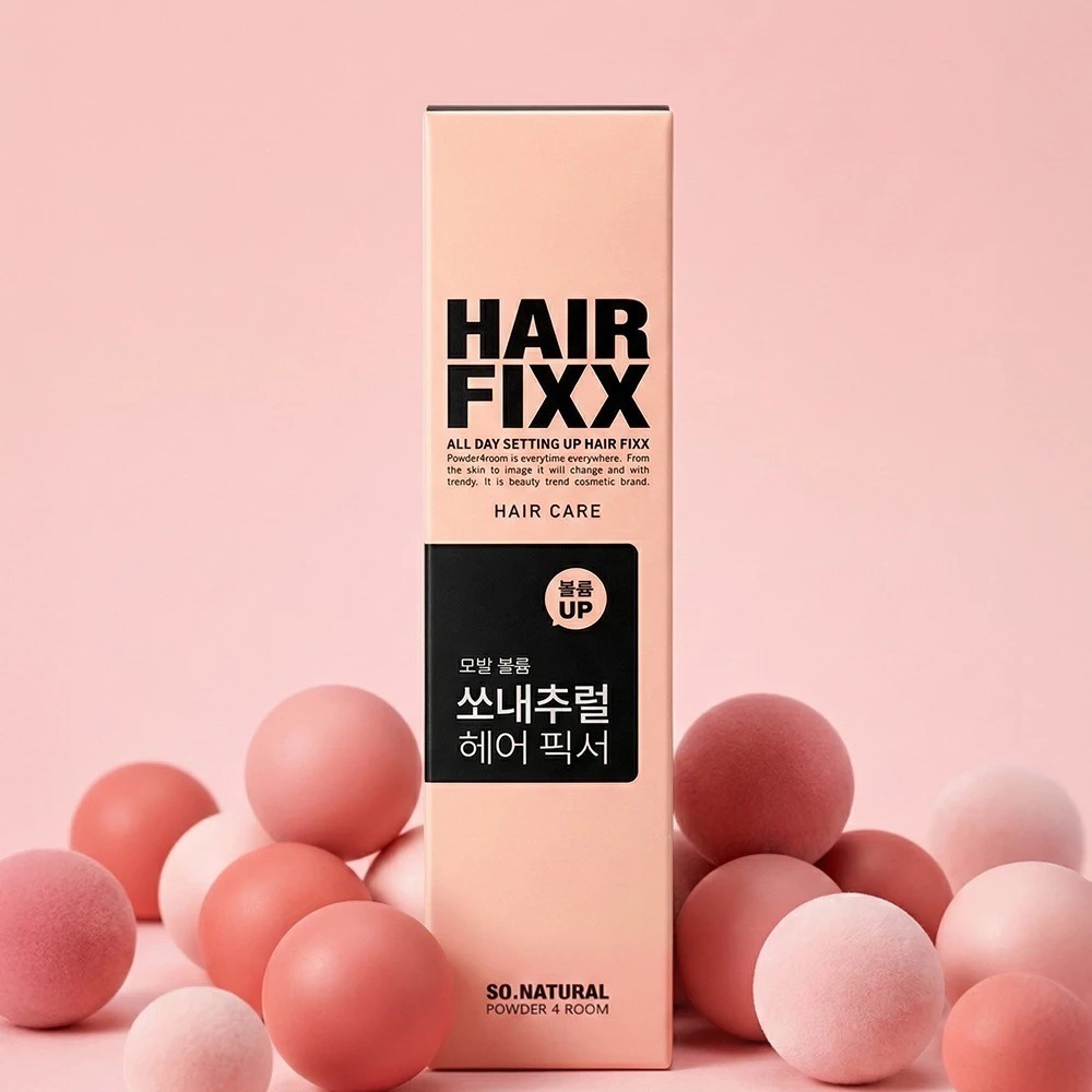 韓國 SoNatural FIXX 全天候頭髮定型噴霧/乾爽控油澎澎粉/魔髮蜜粉 155ml/20g/4g【風行小舖】-細節圖2