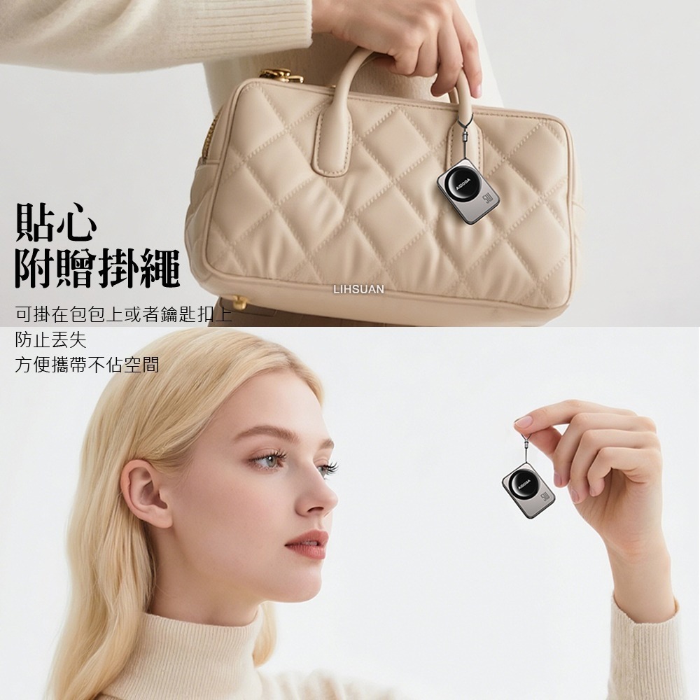 AIDOGA 艾迪伽 真5W Apple Watch 全系列 AirPods 攜帶型磁吸無線充電器-細節圖9