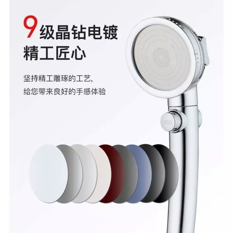 三段調節式增壓蓮蓬頭-細節圖6