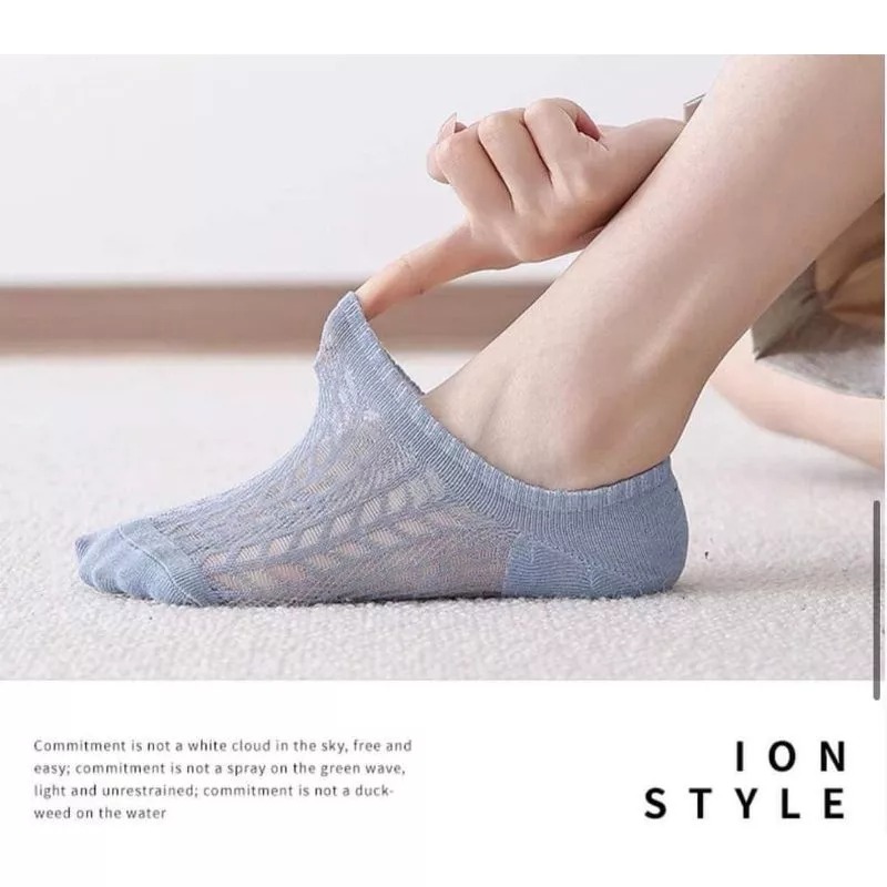 夏季隱形網眼透氣女襪-細節圖7