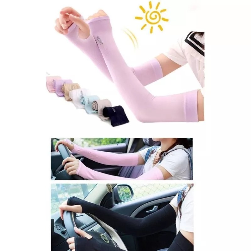 韓版 冰絲防曬防蚊袖套-細節圖2