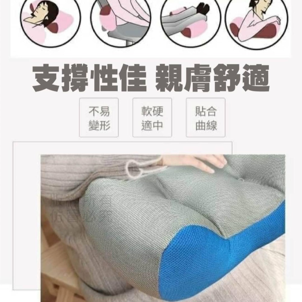 台灣製造 紓壓護腰枕&午睡安眠枕-細節圖4