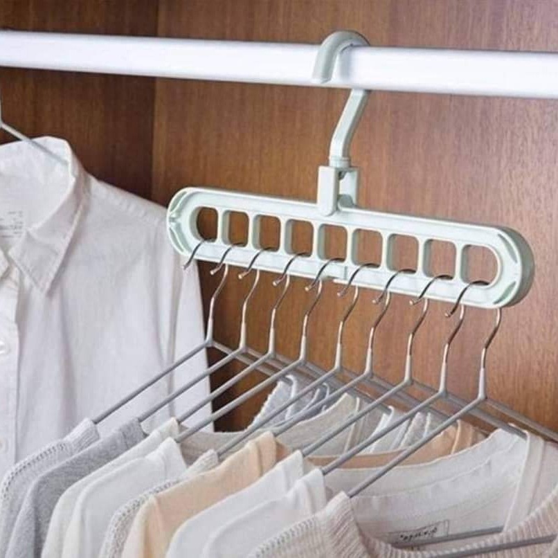 多用途 九孔魔術衣架-細節圖3