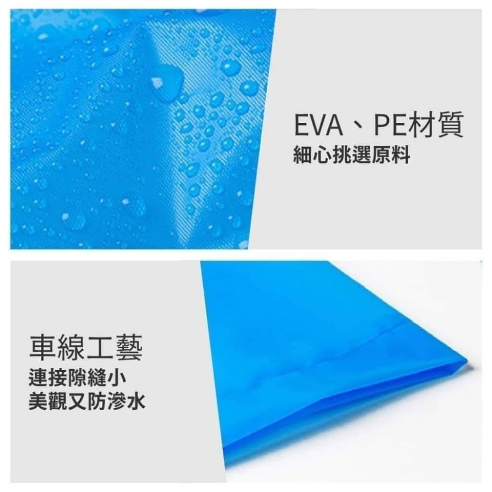 時尚純色加厚防水雨衣-細節圖3