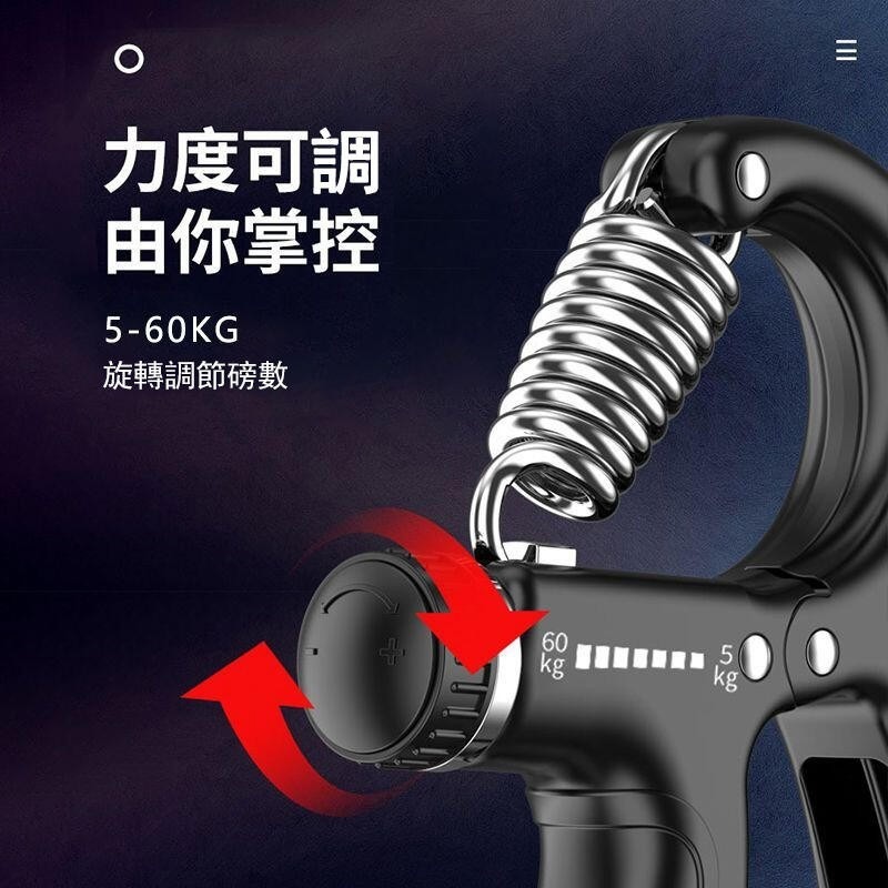 可調節磅數計數握力器-細節圖4