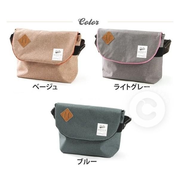 日本品牌 中性款 大號郵差包-細節圖2