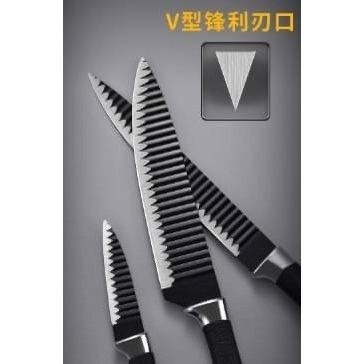 波紋 精鋼刀具六件組-細節圖2