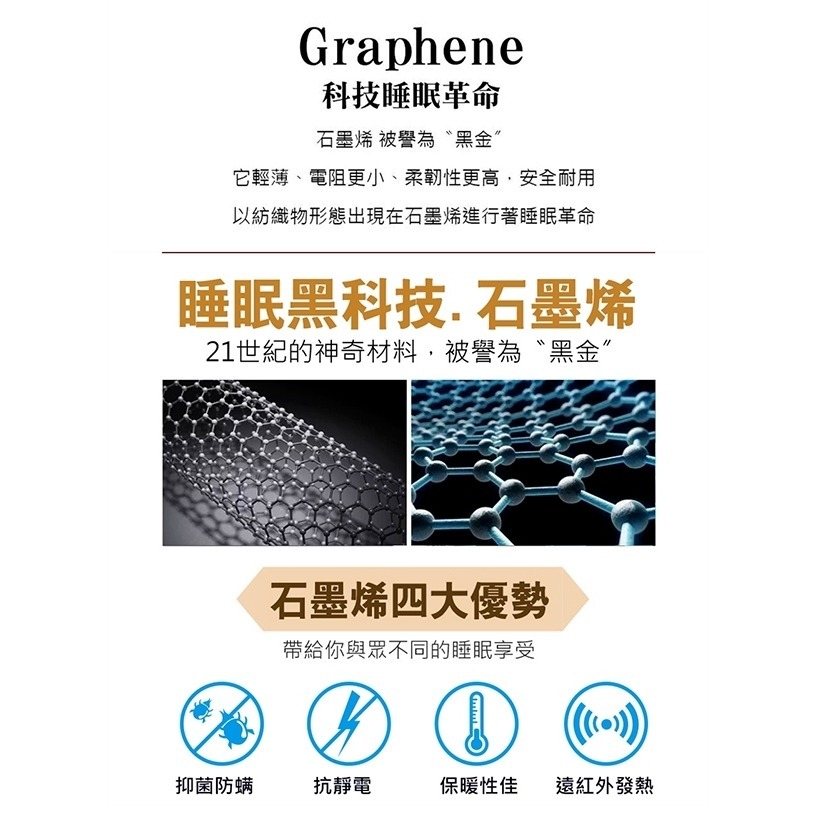 台灣製造 石墨烯蓄熱保暖雙人被-細節圖2