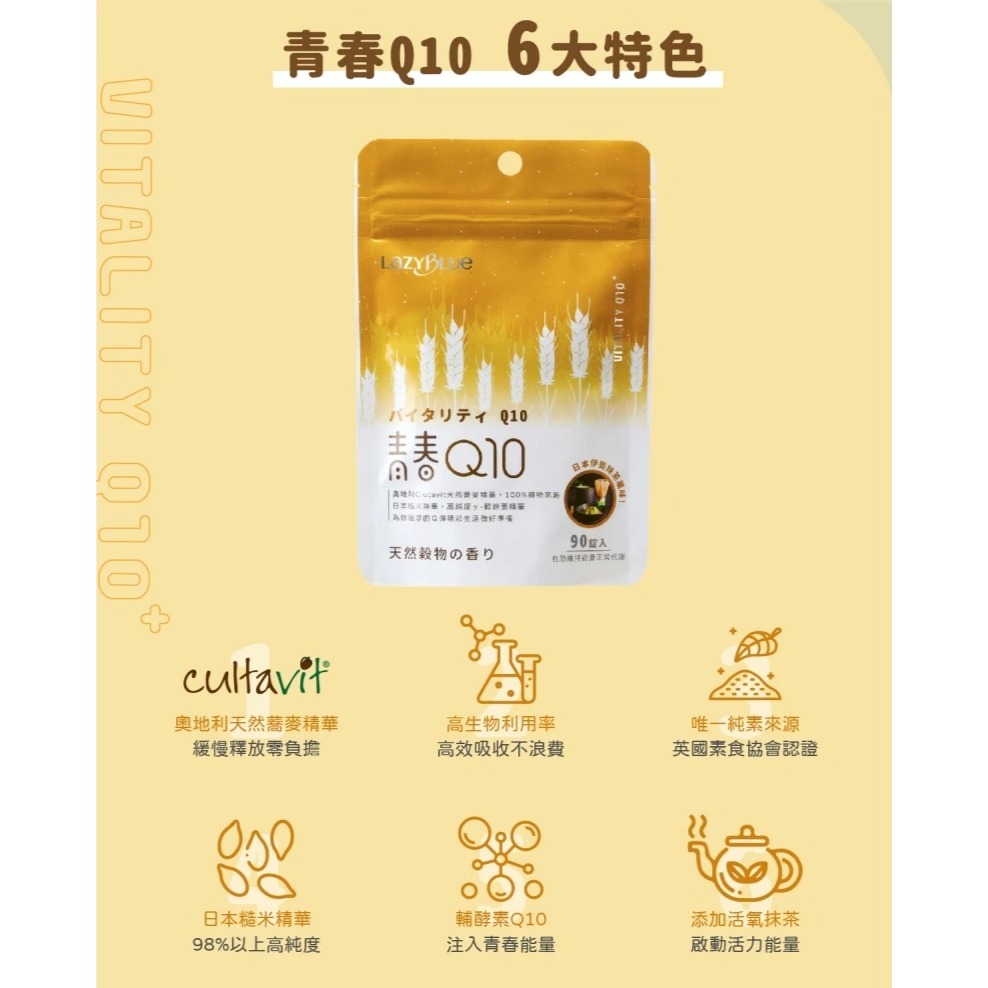 天然榖物香 青春Q10 (90顆裝)-細節圖3