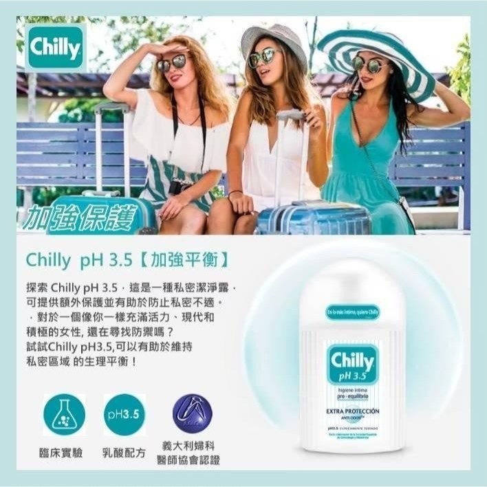 義大利🇮🇹 Chilly 私密潔淨露系列 200ml-細節圖3