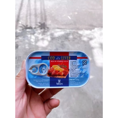 冰島🇦🇽 三叉牌 鱈魚肝120g (藍鐵罐）