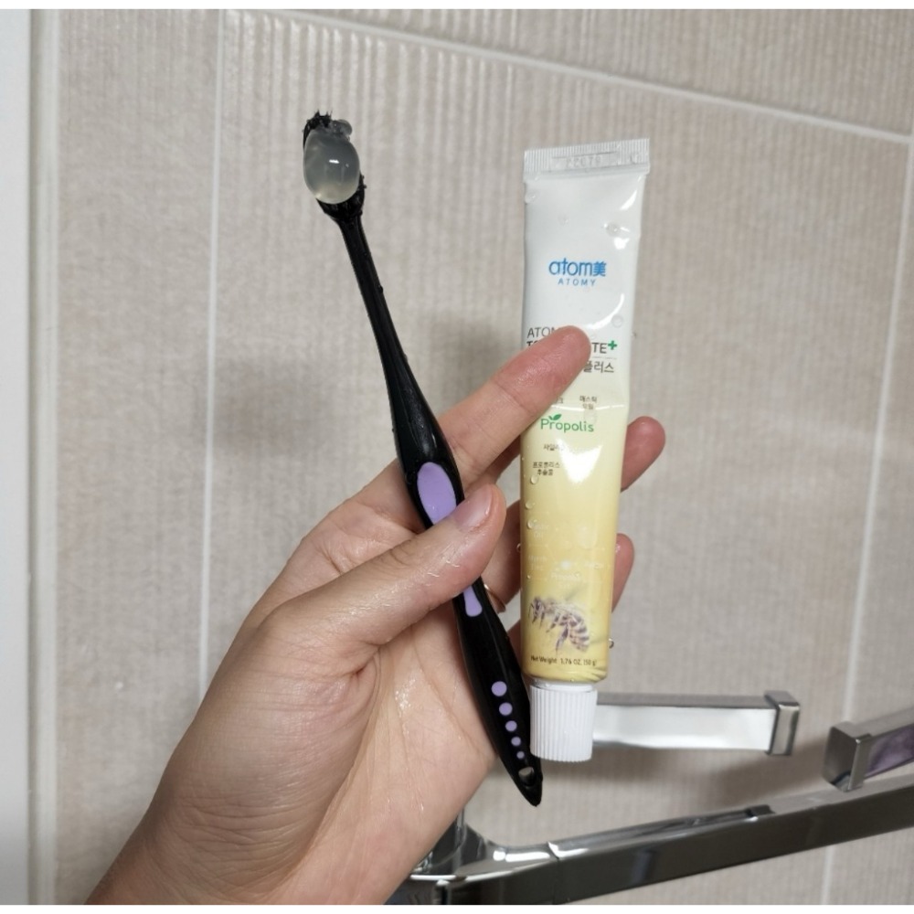 韓國🇰🇷 atomy 艾多美 蜂膠牙膏 50g-細節圖3